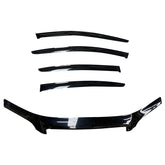 TRADIESCHOICE Bonnet Protector & Weathershields Window Visors for Commodore VE Sedan 2006-2013 | Complete Protection and Style Package